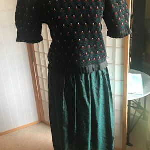 Skirt and sweater set